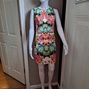 H & M Shift Dress Floral Size 6